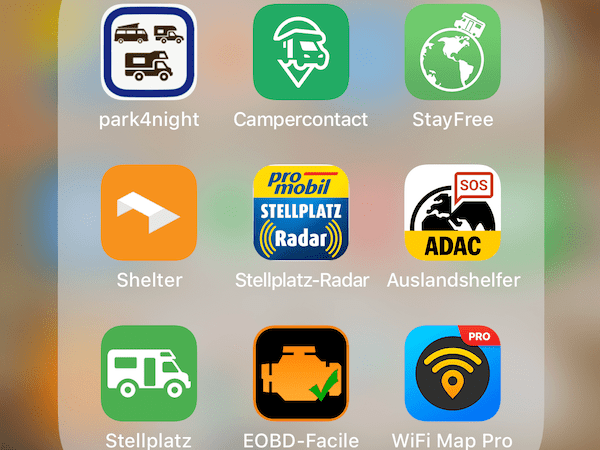 Stellplatz-Suche mit dem Wohnmobil - die besten Apps & Tricks